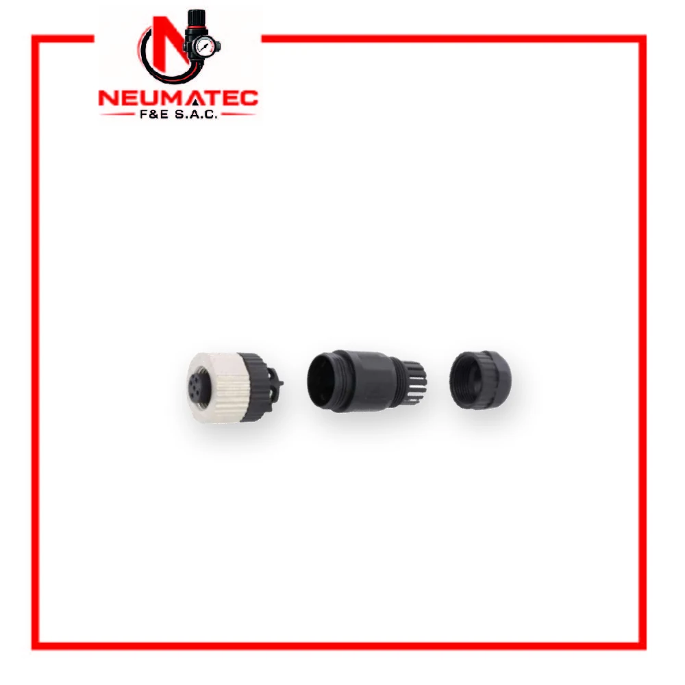 Conector M12 Hembra PB-M12A-05P-FF-SL7001