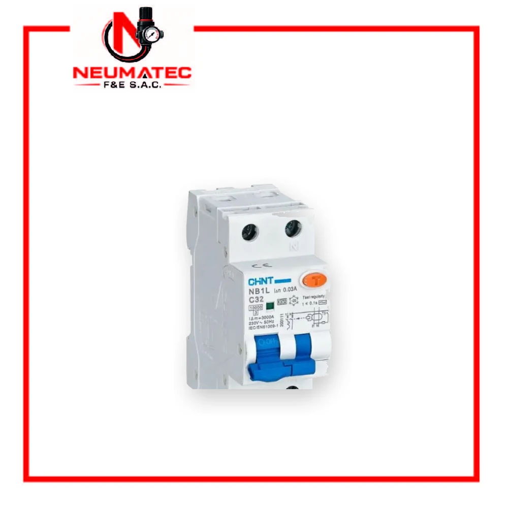 Interruptor Termomagnético NBL1-30 1P+N Tipo AC