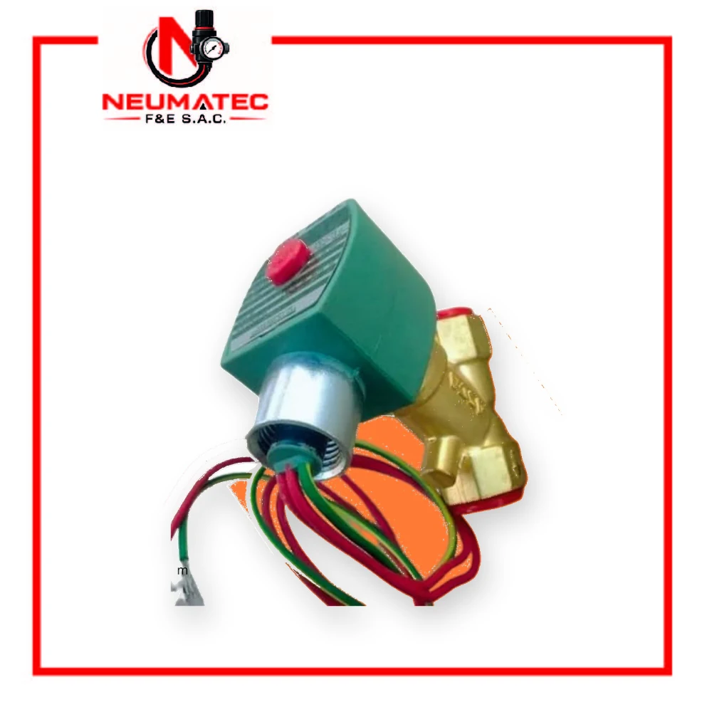 Válvula solenoide tipo Yee de ½ – Asco